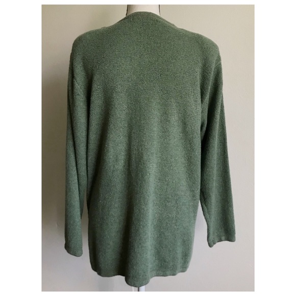 4/$25 90s Vintage Jade Green JUDA Sweater - Picture 4 of 5